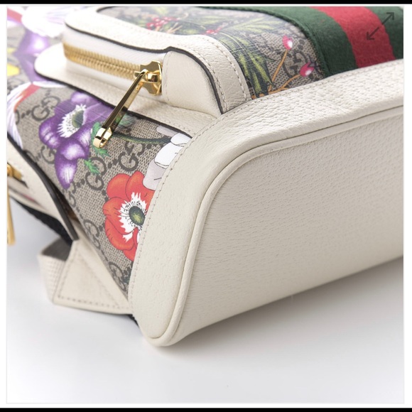 GUCCI
GG Supreme Monogram Flora Web Small Ophidia Day Backpack White - Picture 8 of 12